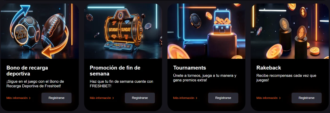 Freshbet Casino Promociones y Bonos Deportivos